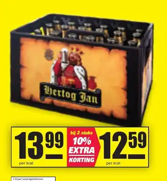 Nettorama Hertog Jan krat aanbieding