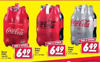 Nettorama Coca-Cola 4*1.5L aanbieding