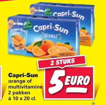 Nettorama Capri Sun 200ml 2*10-pack aanbieding