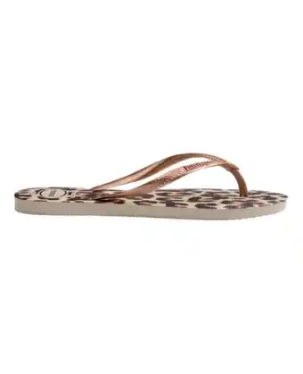 Herqua Havaianas slim leopard slippers dames aanbieding