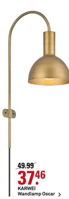 Karwei Wandlamp Oscar aanbieding