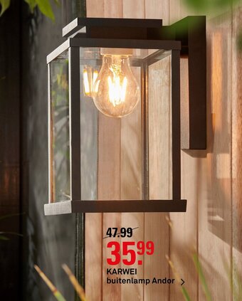 Karwei Buitenlamp Andor aanbieding