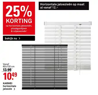 Karwei Horizontale jaloezie 60x130 cm aanbieding