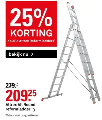 Karwei Altrex All Round reformladder aanbieding