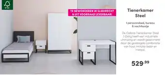 Baby & Tiener Tienerkamer Steel aanbieding