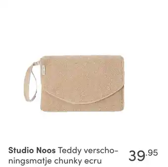 Baby & Tiener Studio Noos Teddy verschoningsmatje chunky ecru aanbieding