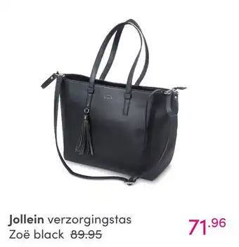 Baby & Tiener Jollein verzorgingstas Zoë black aanbieding