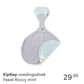 Baby & Tiener Kipkep voedingsdoek Feedi Roccy mint aanbieding