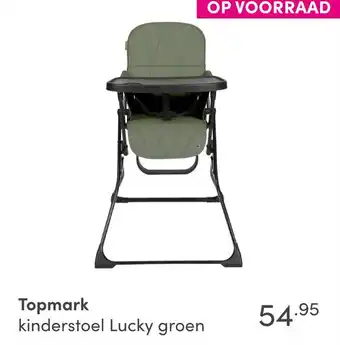 Baby & Tiener Topmark kinderstoel Lucky groen aanbieding