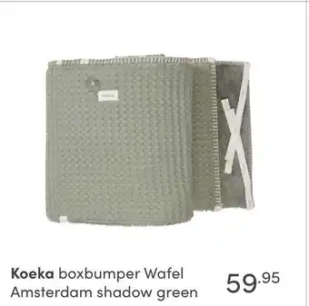 Baby & Tiener Koeka boxbumper Wafel Amsterdam shadow green aanbieding