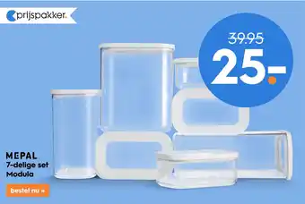 Blokker Mepal 7-Delige Set Modula aanbieding