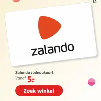 Bruna Zalando cadeaukaart aanbieding