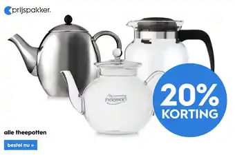 Blokker alle theepotten aanbieding