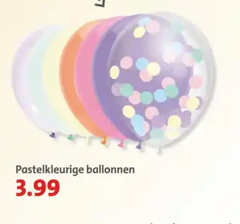 Bruna Pastelkleurige ballonnen aanbieding