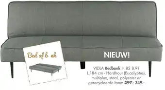 Casa VIDLA Bedbank aanbieding