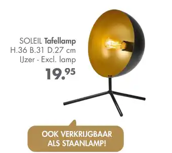 Casa SOLEIL Tafellamp aanbieding