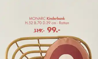 Casa MONARC Kinderbank aanbieding