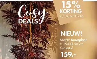 Casa MAPLE Kunstplant aanbieding