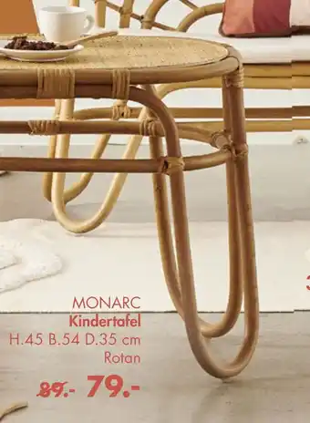 Casa MONARC Kindertafel aanbieding