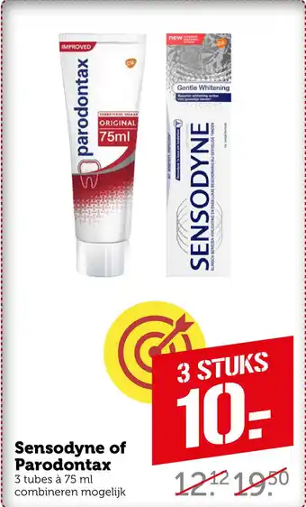 Coop Sensodyne of Parodontax aanbieding