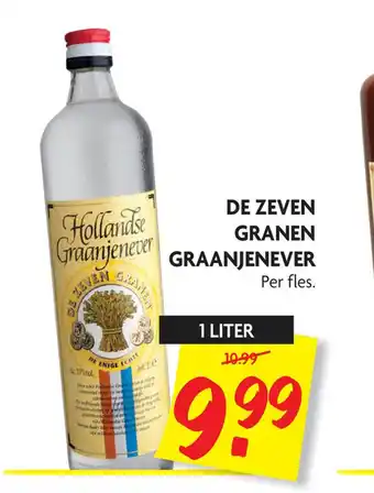 Dekamarkt De zeven granen graanjenever aanbieding