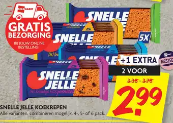 Dekamarkt Snelle jelle koekrepen aanbieding