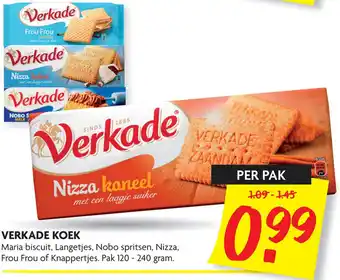 Dekamarkt VERKADE KOEK aanbieding