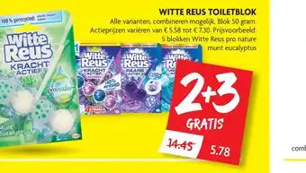 Dekamarkt Witte reus toiletblok aanbieding