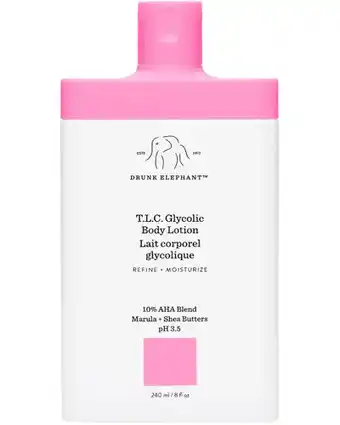 ICI Paris XL Drunk elephant tlc glycolic body lotion - body t.l.c. glycolic body lotion - 240 ml aanbieding