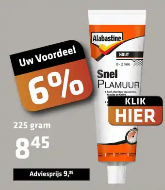 De voordeelmarkt Snel PLAMUUR aanbieding