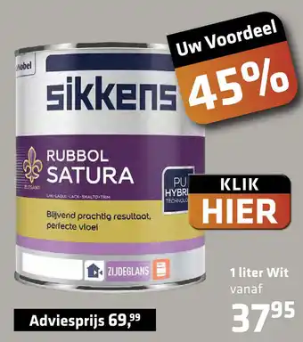 De voordeelmarkt sikkens aanbieding