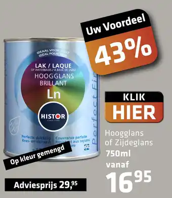 De voordeelmarkt HISTOR BINCE aanbieding