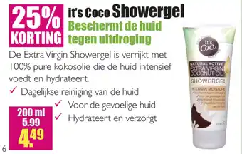 Gezond & Wel it's Coco Showergel aanbieding