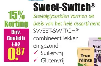 Gezond & Wel Sweet-Switch aanbieding