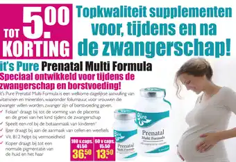 Gezond & Wel Prenatal Multi Formula aanbieding