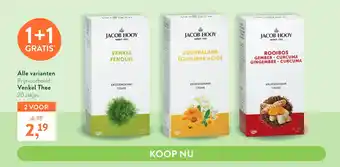 Holland & Barrett Jacob Hooy thee - Alle varianten aanbieding