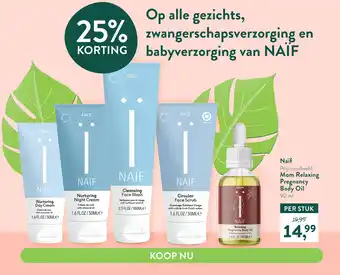 Holland & Barrett Naif aanbieding