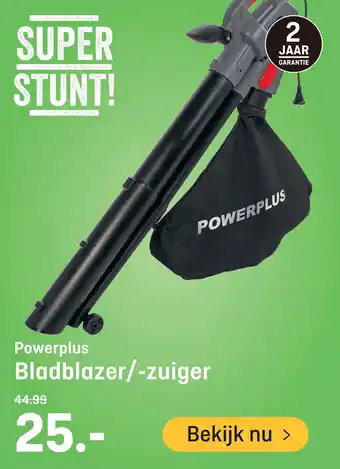 Hubo Powerplus Bladblazer/-zuiger aanbieding