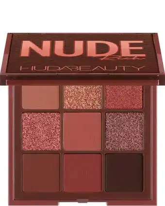 ICI Paris XL Huda beauty eyeshadow palette - nude obsession rich eyeshadow palette aanbieding