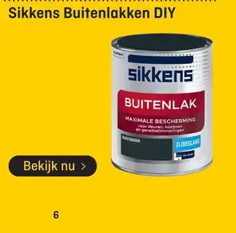 Hubo Sikkens Buitenlakken DIY aanbieding