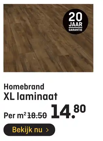 Hubo Homebrand XL laminaat aanbieding