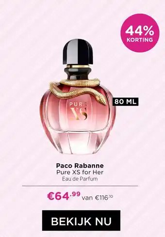 ICI Paris XL Paco Rabanne Pure XS for Her aanbieding