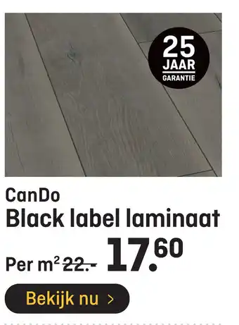 Hubo CanDo Black label laminaat aanbieding