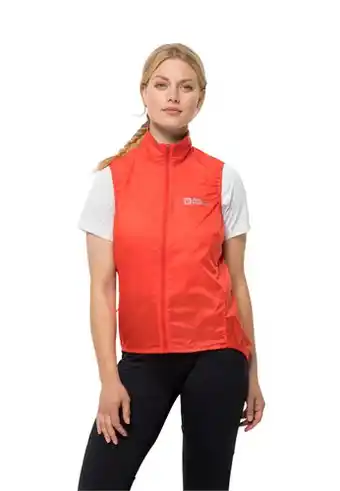 Jack Wolfskin Jack wolfskin morobbia wind vest women outdoor-bodywarmer dames xs tango orange tango orange aanbieding