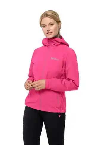 Jack Wolfskin Jack wolfskin emberberg 3l jacket women regenjack dames xs cameopink cameopink aanbieding