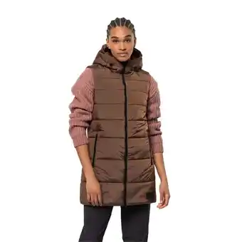 Jack Wolfskin Jack wolfskin eisbach vest women gewatteerde bodywarmer dames xs hazelnut brown hazelnut brown aanbieding