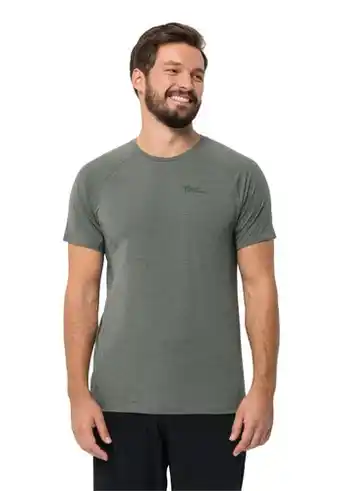 Jack Wolfskin Jack wolfskin prelight pro t-shirt men functioneel shirt heren l gecko green gecko green aanbieding