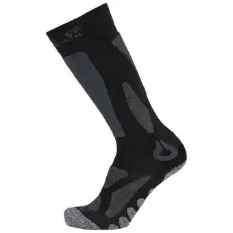 Jack Wolfskin Jack wolfskin ski merino sock high cut skisokken 47-49 zwart black aanbieding