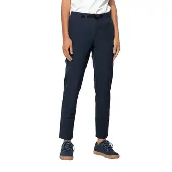 Jack Wolfskin Jack wolfskin summer lifestyle pants women lange broek dames 44 blue night blue aanbieding