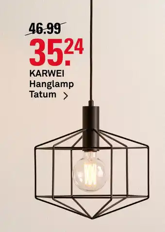 Karwei KARWEI Hanglamp Tatum > aanbieding